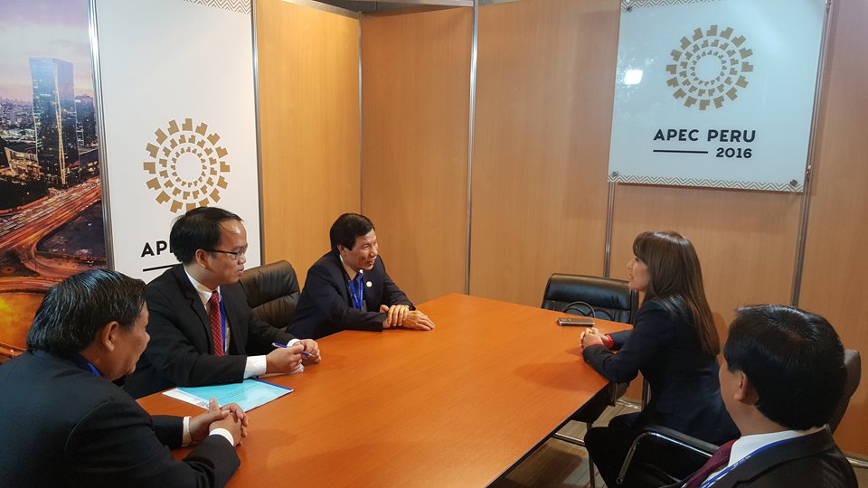 Bộ trưởng Nguyễn Ngọc Thiện làm việc với Bộ trưởng Ngoại thương và Du lịch Peru
